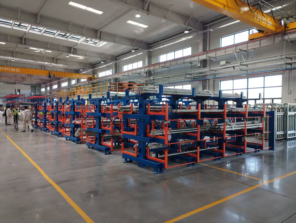 伸縮式懸臂貨架